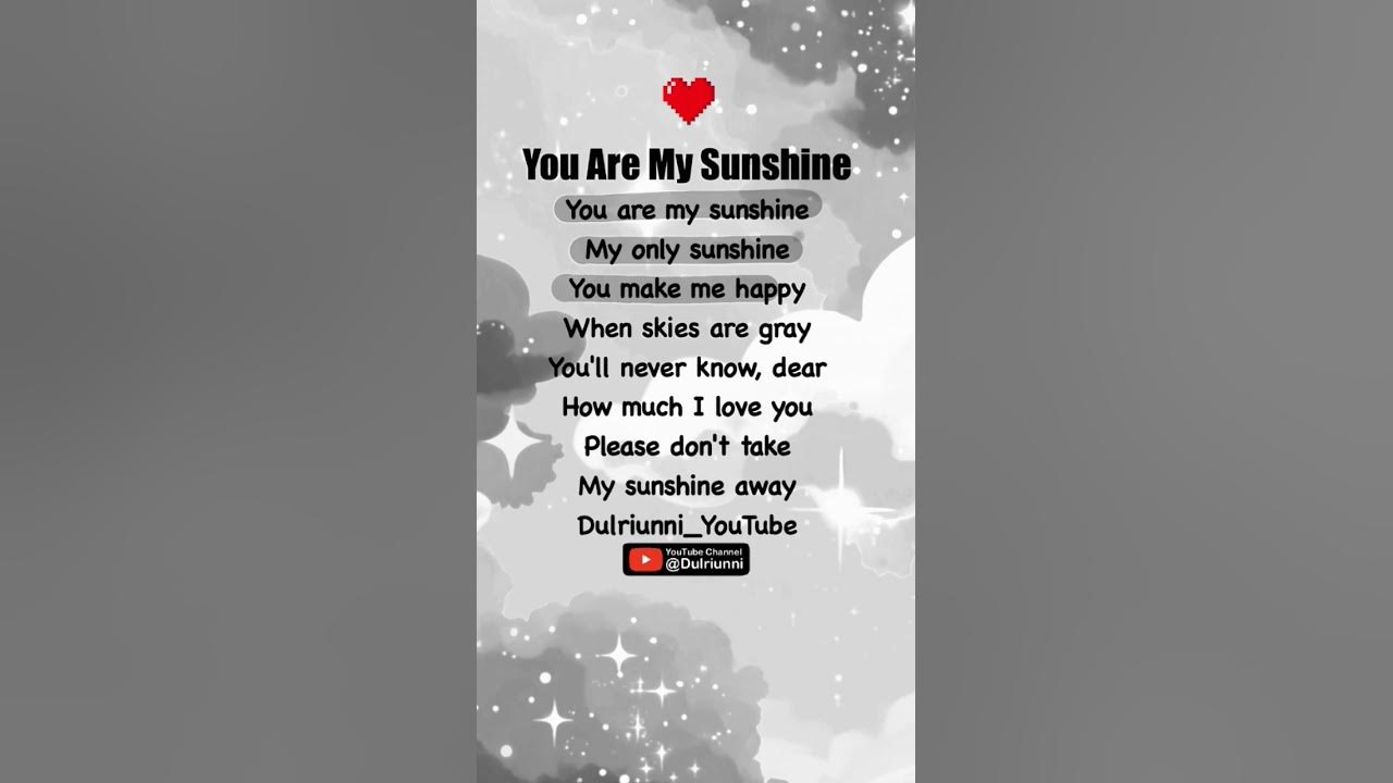 🌼 You Are My Sunshine | Christina Perri