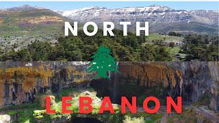 Majesty of North Lebanon Cedars Bcharre & Baatara waterfall