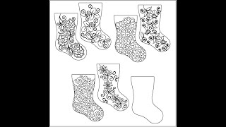 10 Christmas Stockings - Urban Elementz