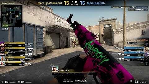 CS GO Bot Eric FACEIT comeback Dust2 11-15 teamspeak