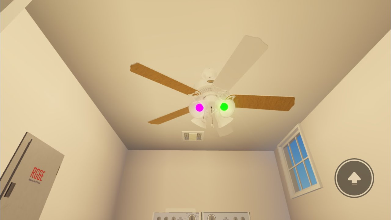 Roblox: Wobbly Ceiling Fans in A Big Two-Story House!