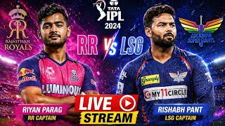 🛑 Live RR VS LSG Cricket 🏏 match live stream game 🎯🎮