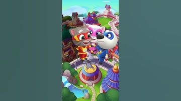 Talking Tom Hero Dash Super Heroes Chasing RakoonZ - Reversed Funny Moments Android iOS Gameplay