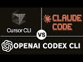 OpenAI Codex CLI、Cursor CLI、Claude Codeの比較検討