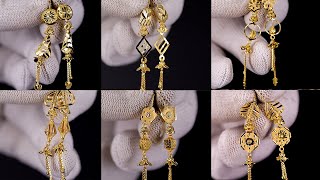 Latest Gold Tar Dul Earrings Design | Tar Bali Earring Design Resimi