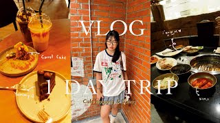 Vlog 1 Day Trip :Cafe hopping & Eating 🍽️