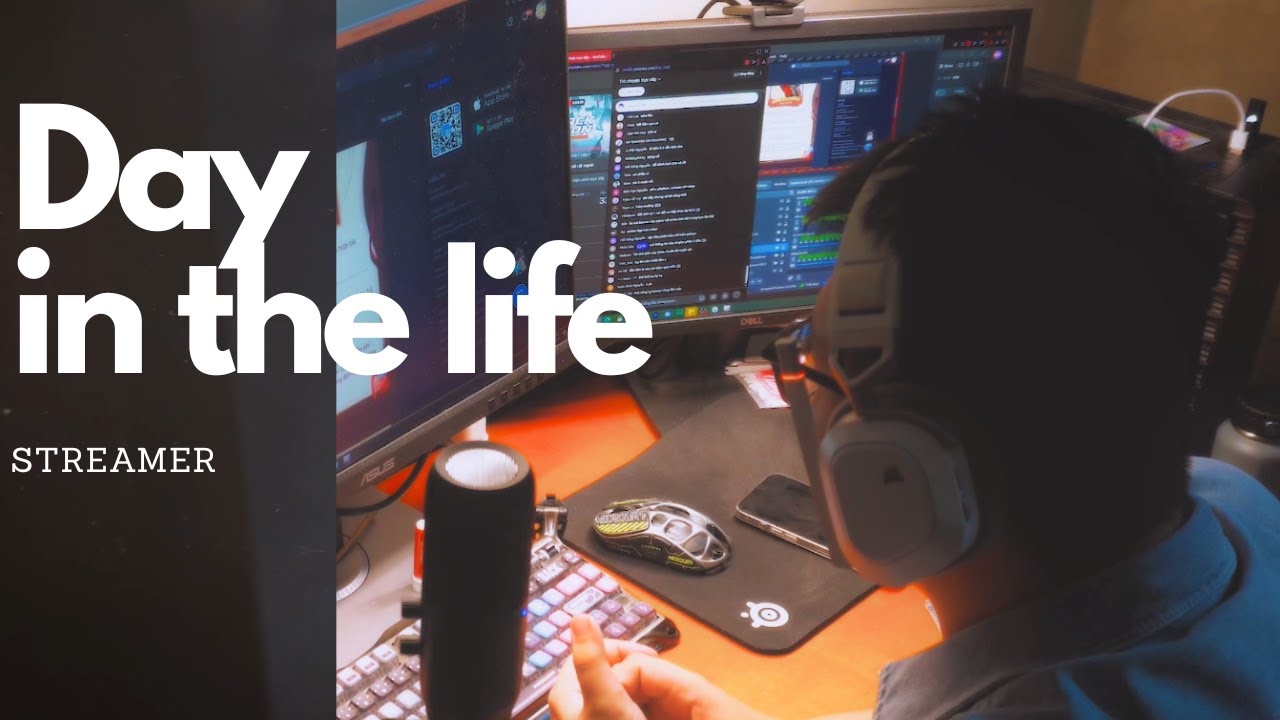 A Day in the Life of a Streamer - YouTube