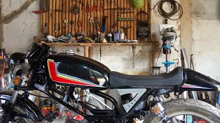 Honda win100 modifikasi kustom caferacers / ( build honda win 100cc custom caferacers low budget)