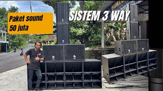 Paket Sound 50 Juta 3 Way