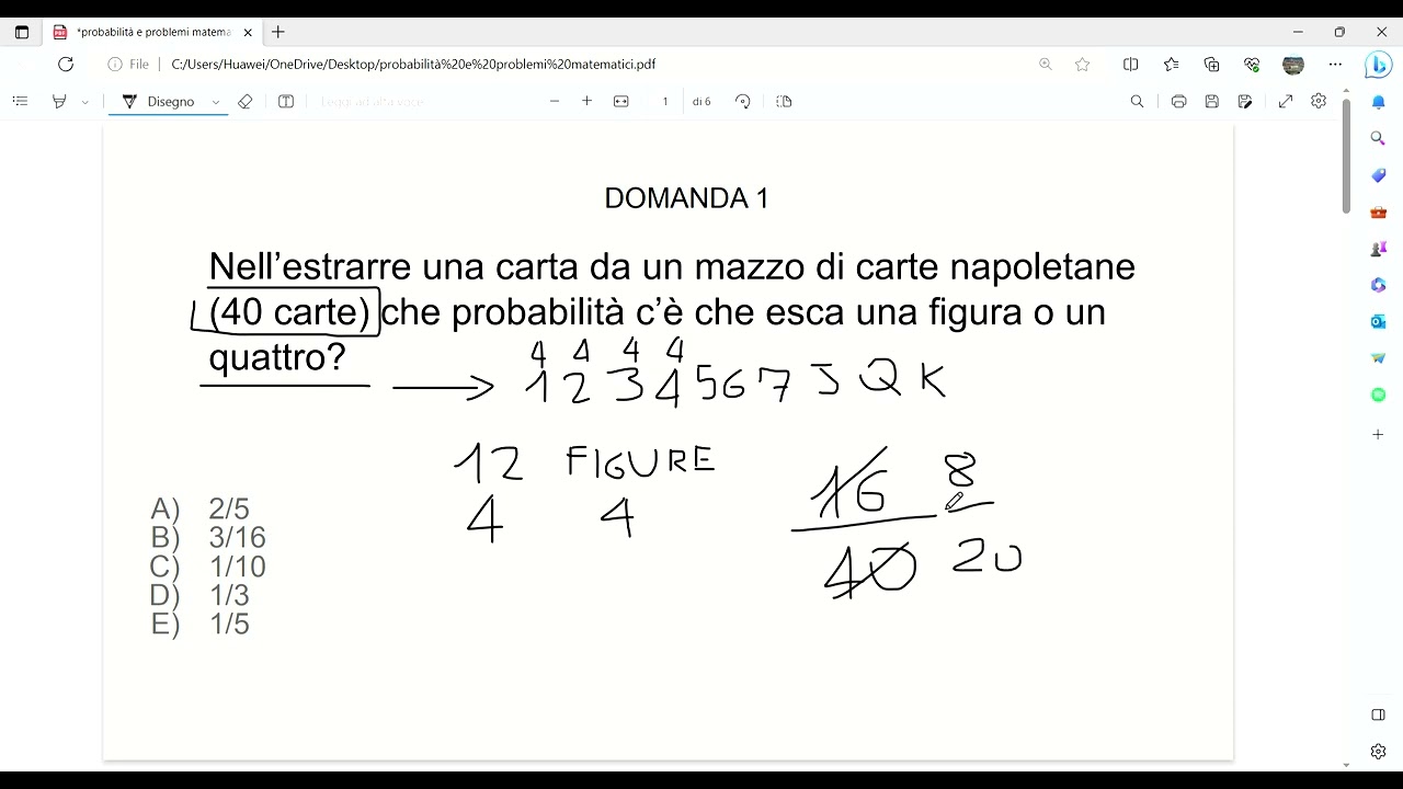 Quiz di logica - calcolo delle probabilità e problemi matematici