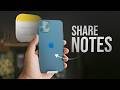 How to Share Notes from One iPhone to Another (tutorial)