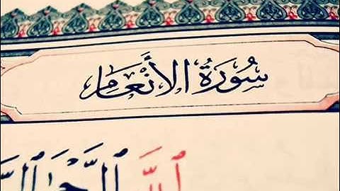تلاوة لما تيسر من سورة الانعام بصوت القارئ الشيخ سيد عمار