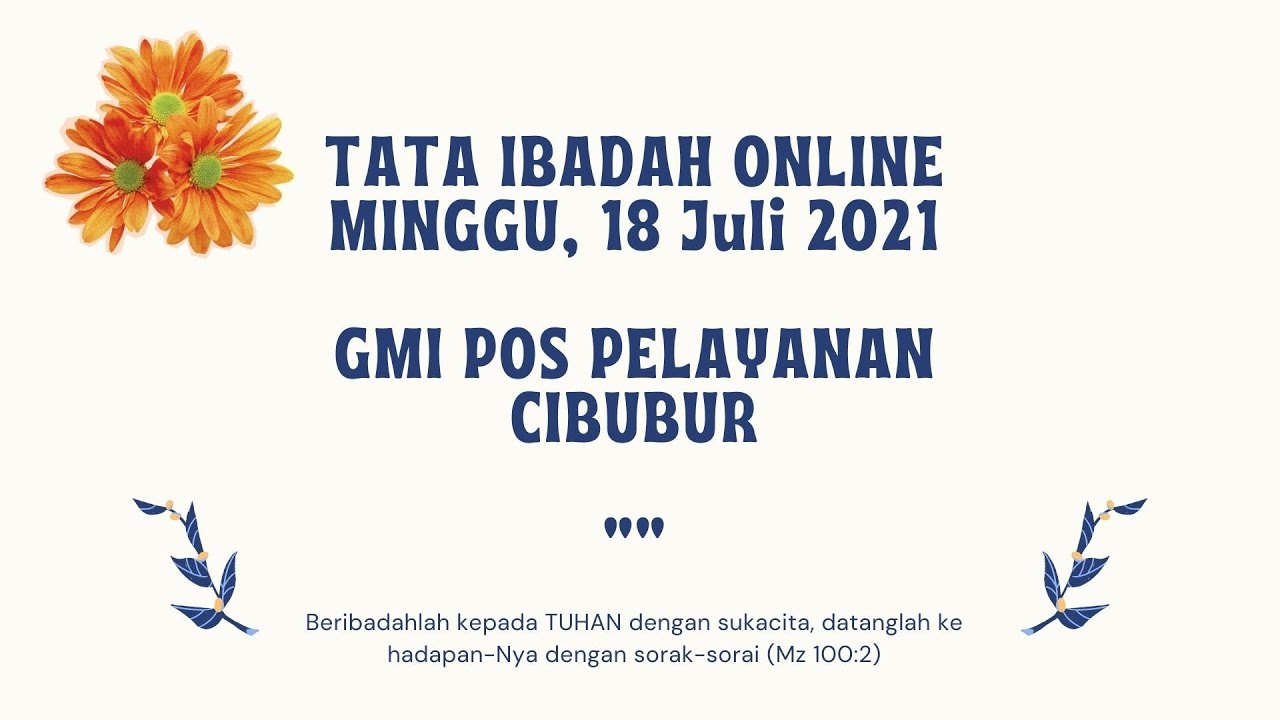 Daftar Hadir Guru Sekolah Minggu GMI Pos Pelayanan Cibubur