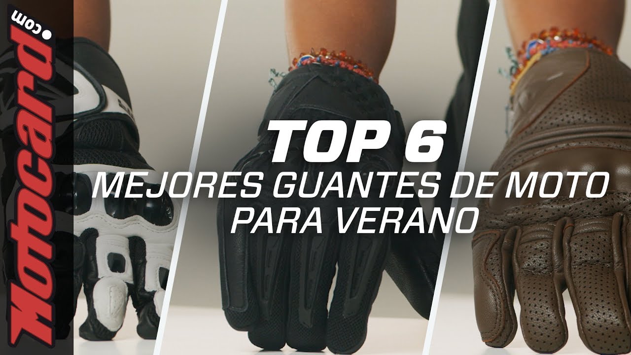 TOP 6 mejores guantes MOTO PARA VERANO -