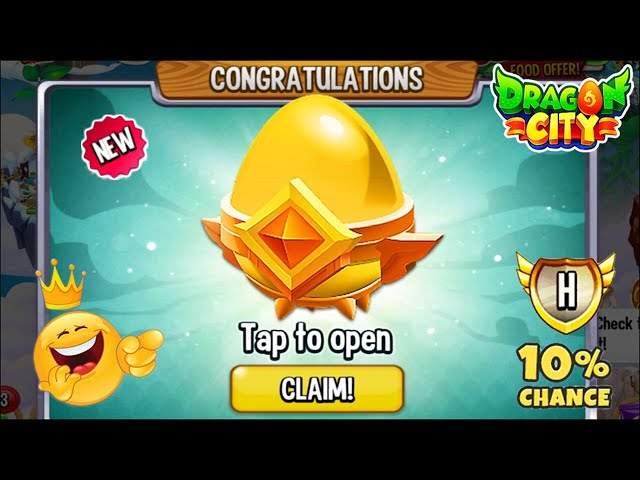 Dragon City - Unlocked x1 Legendary VIP Egg Chest for FREE 2024