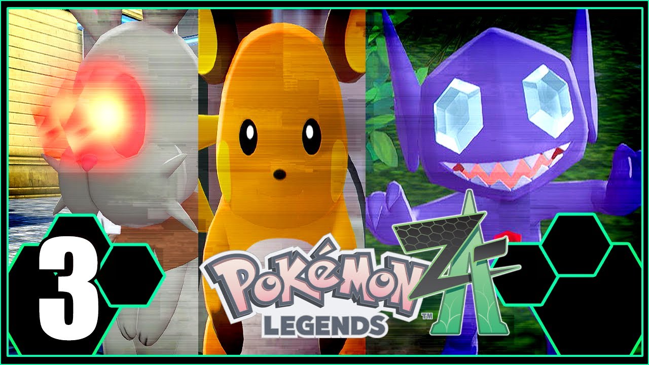 Pokemon Legends Z-A (Nintendo Switch 1) Part 3: Looker's Bureau and Side Missions