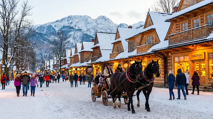 Poland's Winter Capital Zakopane 4K Walking Tour