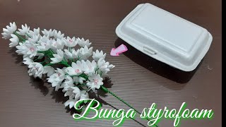 Cara membuat bunga dari styrfoam part 4