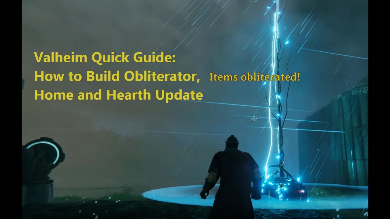 Valheim Quick Guide How to build Obliterator YouTube