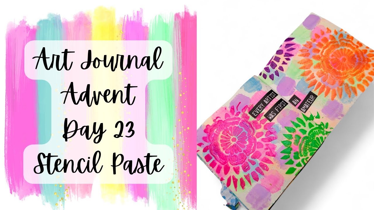 Адвент-журнал по искусству, день 23 — Трафаретная паста