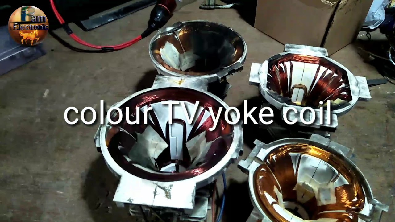 colour TV yoke coil Repairs YouTube