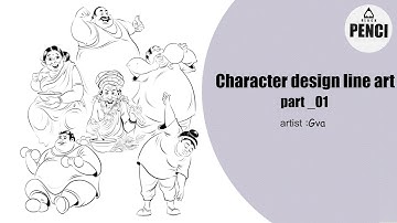 Character Design Secrets Everyone Should Know  final line art /PART_01