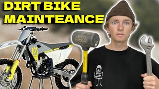 DIRT BIKE MAINTENACE (DAILY ROUTINE)