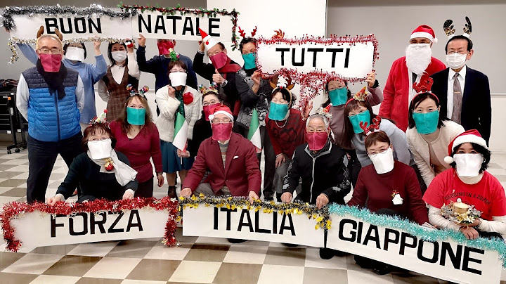 Dal GIAPPONE un regalo di NATALE per tutti gli italiani!  - Vivi Giappone