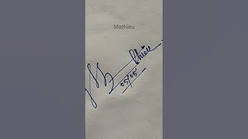 How to write a beautiful signature | sign your name | autograph #shorts #signatureStyle