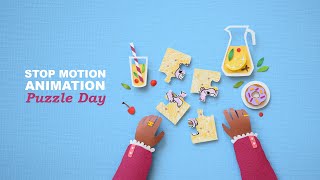 Puzzle Day | stop motion animation