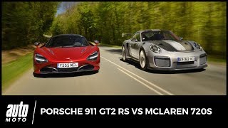 Porsche 911 gt2 rs vs mclaren 720s - essai : armes de propulsion
massive