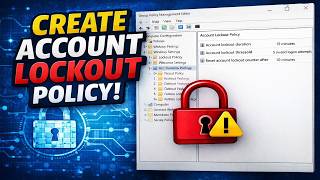 How to Configure Account Lockout Policy in Group Policy (Step-by-Step | Windows Server) #homelab