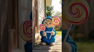 Ngences Apa Nangis ai animasi kartun cat kucing permen candy  short lucu gulali