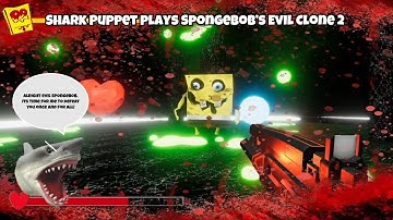 SB Movie: Shark Puppet plays SpongeBob’s Evil Clone 2!
