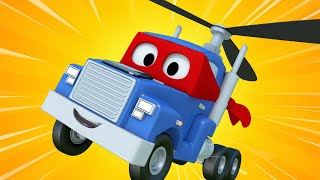 Truck videos for kids -  The drone truck - Super Truck in Car City screenshot 5
