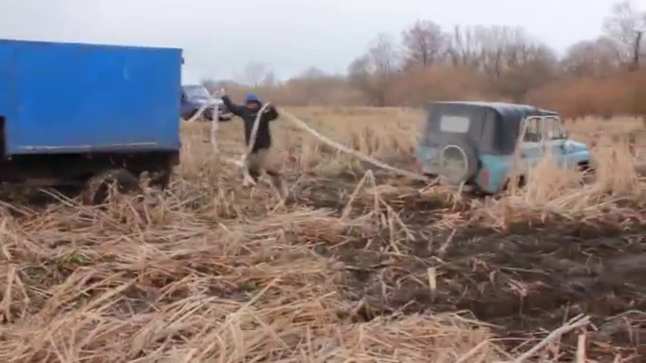 Краз по грязи