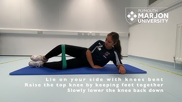 Clamshell Exercise with Resistance Band