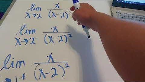 Finding Limits at Vertical Asymptotes Part 1