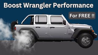 Improve the Performance of Your Jeep Wrangler In Seconds & For FREE  Recalibrate Throttle Sensor