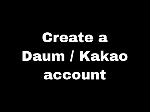 How to Create a Daum account