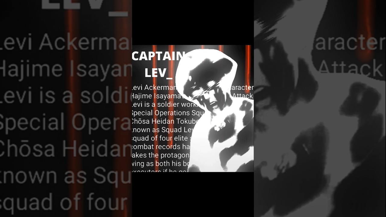 Captain Levi symbiote edit 🔥🔥 #edit #attackontitan #fyp