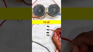 Tweeter testing with Capacitor ✅ #tweeter #dj #shortsfeed #speaker #sound #capacitor