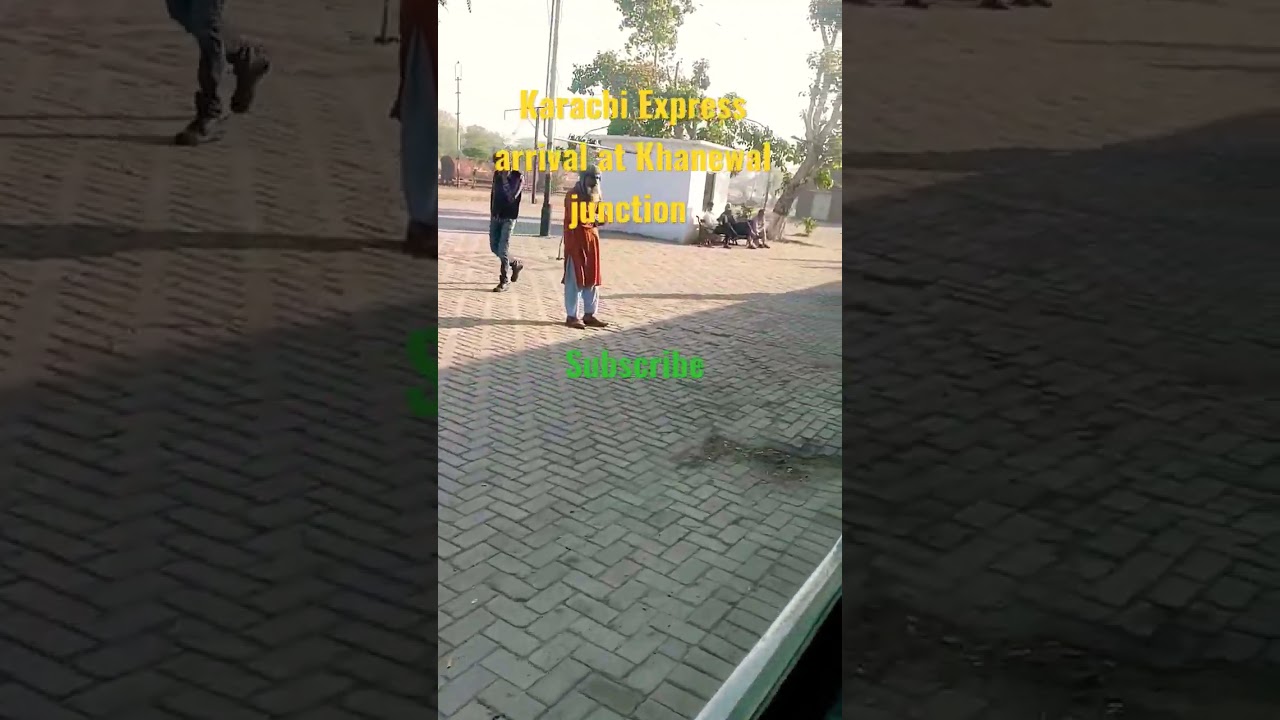 Beautiful Karachi Express arrival at Khanewal junction|Punjab|Khi to lhr|Pak Railfaning|Night coach.