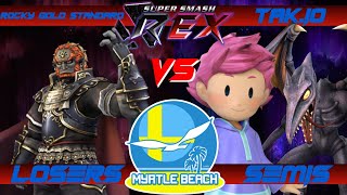 Socasmash 149 Super Smash Rex Rockydstandard Ganondorf Vs Tak.io Kumatora, Ridley Loser Semis