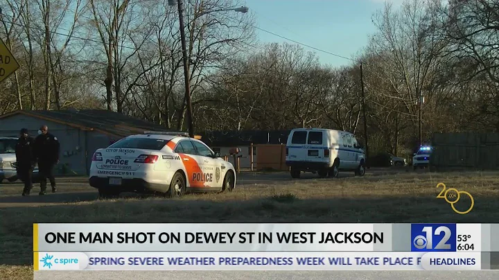 Man shot at home on Dewey Street in Jackson