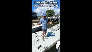 How To Identify the Working Dock Line: Bridge Marina Boating Tip #shorts