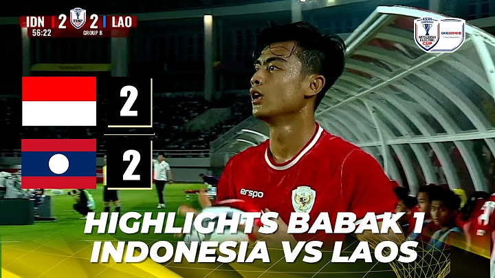 Hujan Gol! Highlights Babak 1 | Indonesia Vs Laos: Skor 2-2 | AMEC 2024