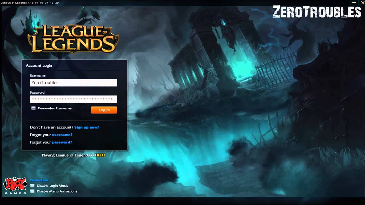 League of Legends Harrowing 2014 Login Theme Song