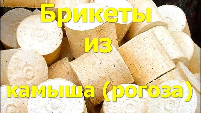 Как создать эффективные брикеты из камыша - домашний бизнес и обеспечение тепла в вашем доме #10