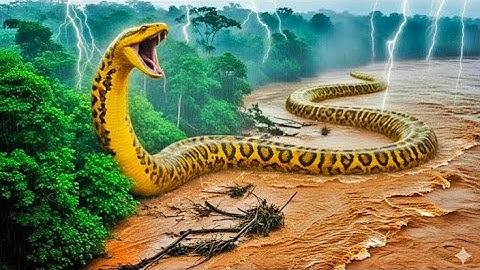 A Girl Alone Surviving in the Forest 🌲| Crocodile & Giant Python Attack 🐍 | Deserted Island Survival